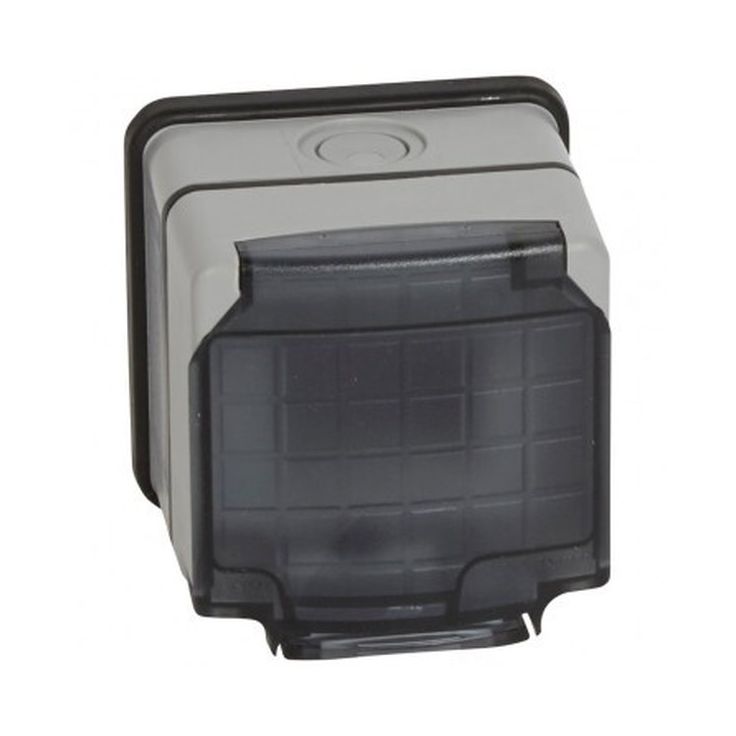 Adapteri Legrand Plexo 66 Mosaic/Arteor 2 moduulia IP66 pinta, harmaa