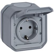 Pistorasia Legrand Plexo 1-osainen 16 A / 250 V IP55 pinta jousiliittimillä
