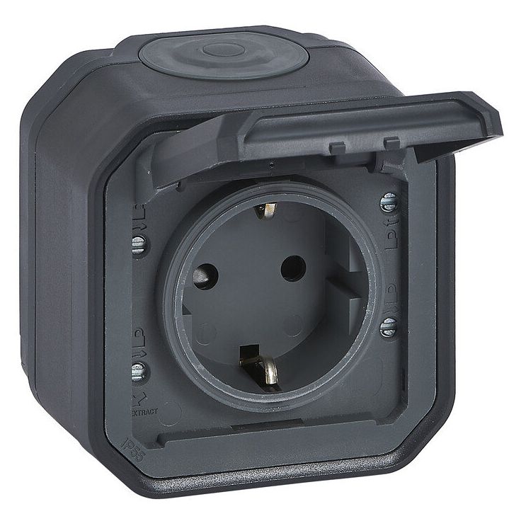 Pistorasia Legrand Plexo 1-osainen 16 A / 250 V IP55 pinta ruuviliittimillä