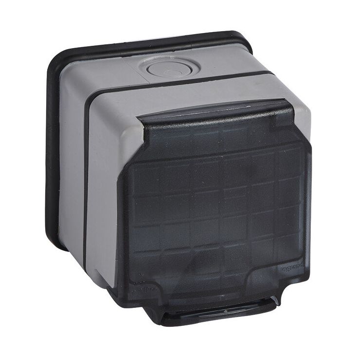 Adapteri Legrand Plexo 66 Mosaic/Arteor 3 moduulia IP66 pinta, harmaa