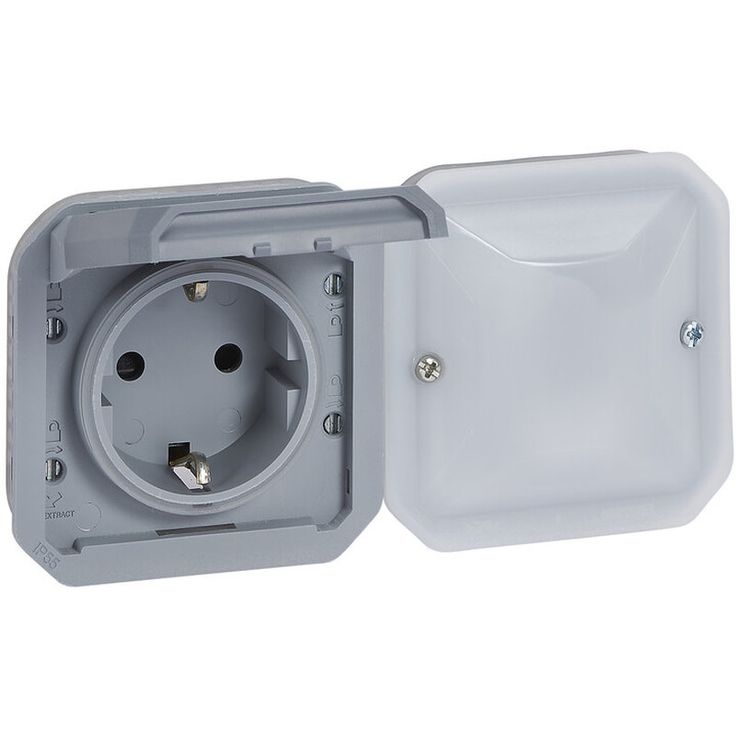 Älypistorasiamekanismi Legrand Plexo with Netatmo 16 A IP55, harmaa