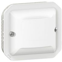 Liiketunnistinmekanismi Legrand Plexo 2-johdin ilman nollaa, 100 W LED, harmaa/valkoinen