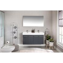 Kylpyhuoneryhmä Linento Bathroom Carlsbad 120 Grey peili