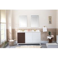 Kylpyhuoneryhmä Linento Bathroom Ohio kaksi allasta ja peiliä, eri kokoja ja värejä
