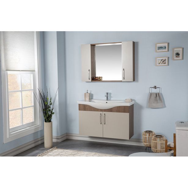 Kylpyhuoneryhmä Linento Bathroom Sokotra 100 Tan peili