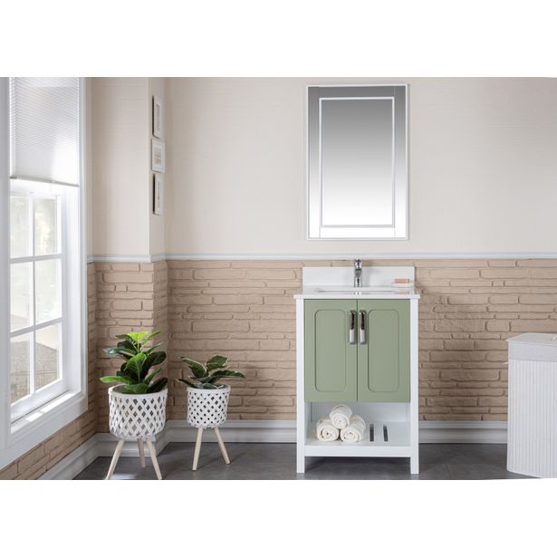 Kylpyhuoneryhmä Linento Bathroom Yampa 24 Green peili