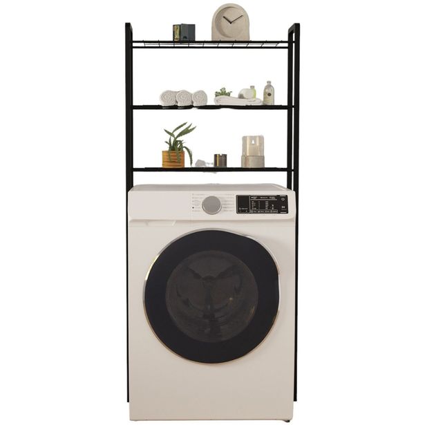 Pesukonehylly Linento Bathroom Nigel musta