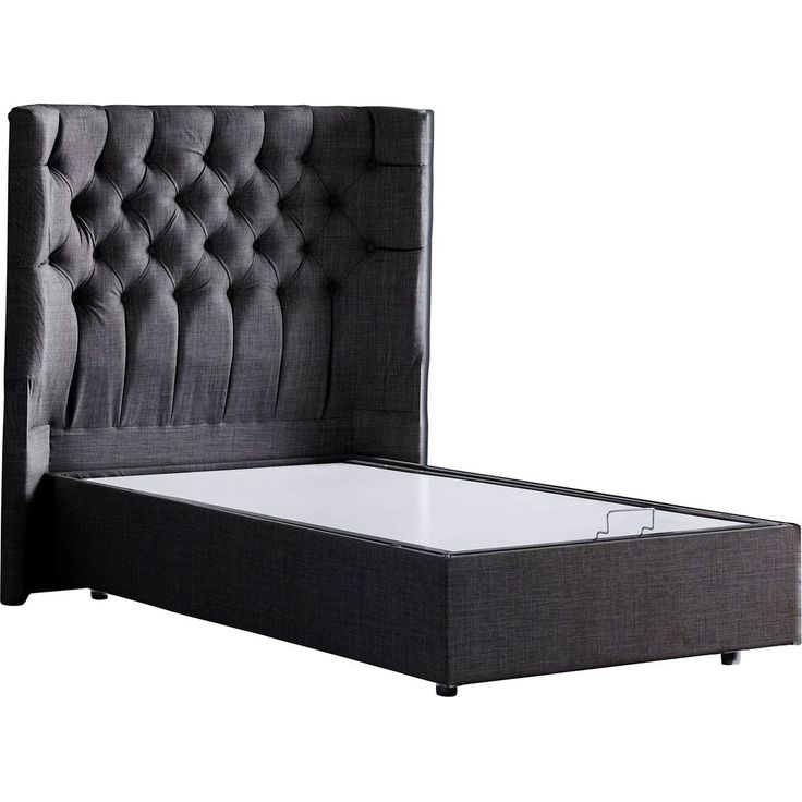 Sänky Linento Furniture Matilda Bby 100x200cm antrasiitti