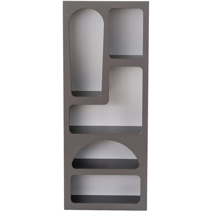 Kirjahylly Linento Furniture Venus, antrasiitti
