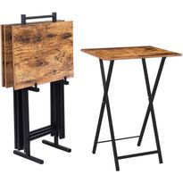 Apupöytä Linento Furniture Versa 4, ruskea