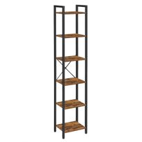 Kirjahylly Linento Furniture Lucas 6, ruskea