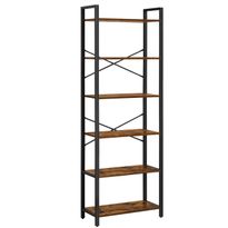Kirjahylly Linento Furniture Primo, ruskea