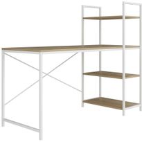 Työpöytä hyllyköllä Linento Furniture Smart, eri värejä