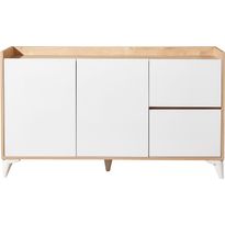 Senkki Linento Furniture Tuvalle 032 tammi/valkoinen