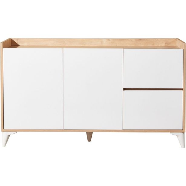 Senkki Linento Furniture Tuvalle 032 tammi/valkoinen