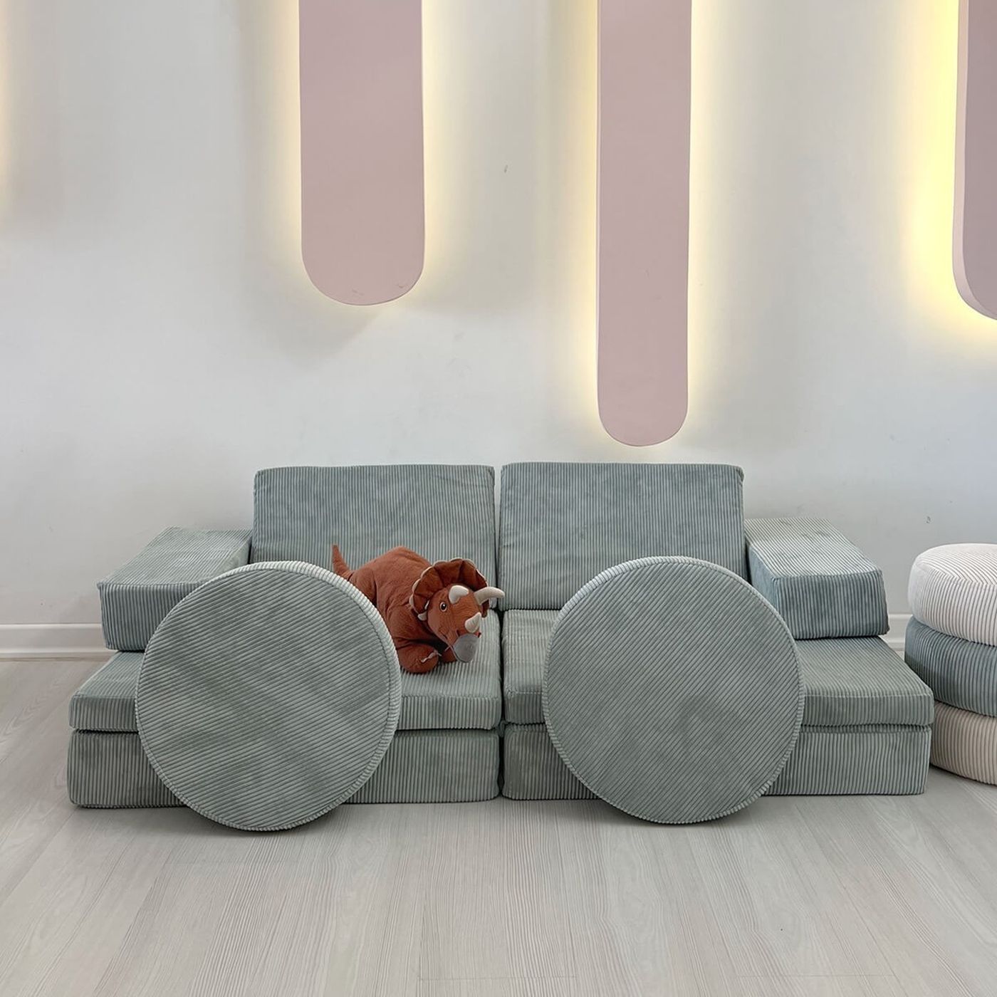 Lasten sohva Linento Furniture Puzzle, sininen