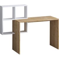 Työpöytä Linento Furniture Adell valkoinen/tammi