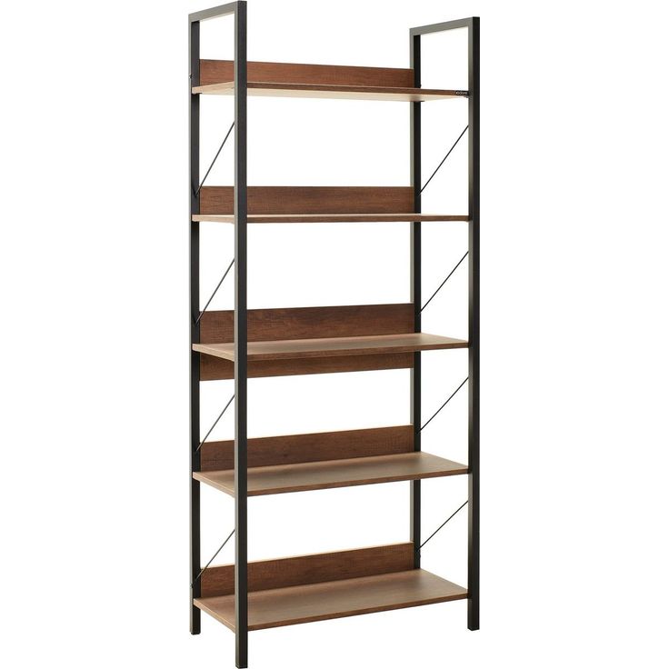 Kirjahylly Linento Furniture KTP-850-OO-1 pähkinä