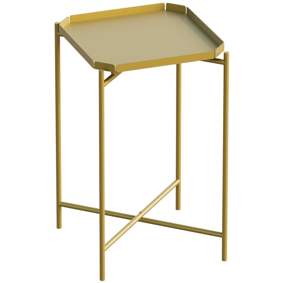 Apupöytä Linento Furniture SHB-008-A, kulta