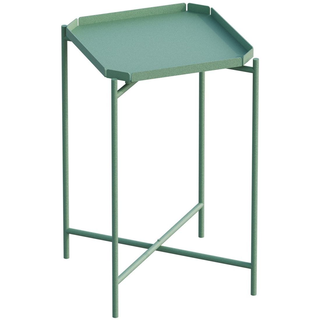 Apupöytä Linento Furniture SHB-008-D, vihreä