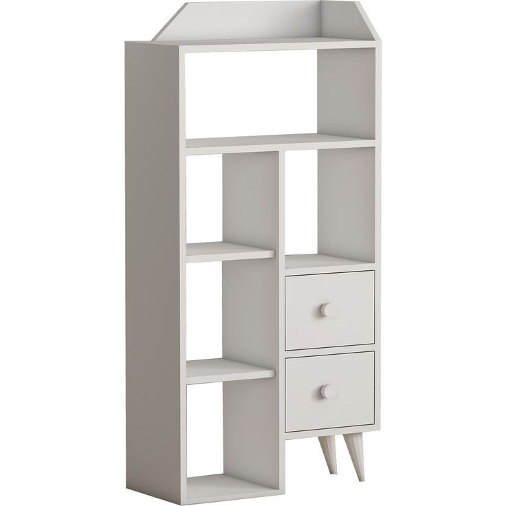 Kirjahylly Linento Furniture Star valkoinen