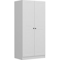 Vaatekaappi Linento Furniture Kale 210x90cm valkoinen