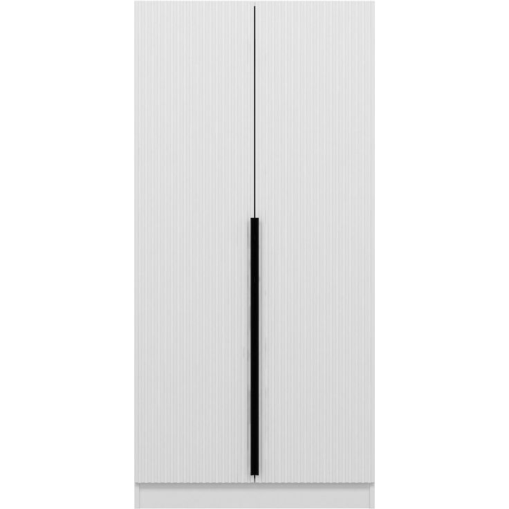 Vaatekaappi Linento Furniture Kale Plus 210x90cm valkoinen