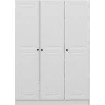 Vaatekaappi Linento Furniture Kale 2258 210x135cm valkoinen