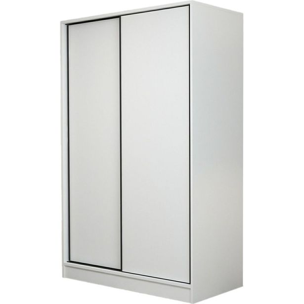 Vaatekaappi Linento Furniture Kale 2307 190x120cm valkoinen