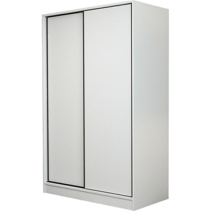Vaatekaappi Linento Furniture Kale 2307 190x120cm valkoinen