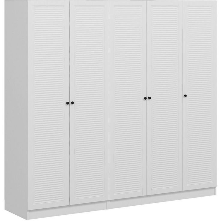 Vaatekaappi Linento Furniture Kale 8422 210x225cm valkoinen