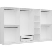 Walk-in closet Linento Furniture Kale 4931 190x315cm valkoinen