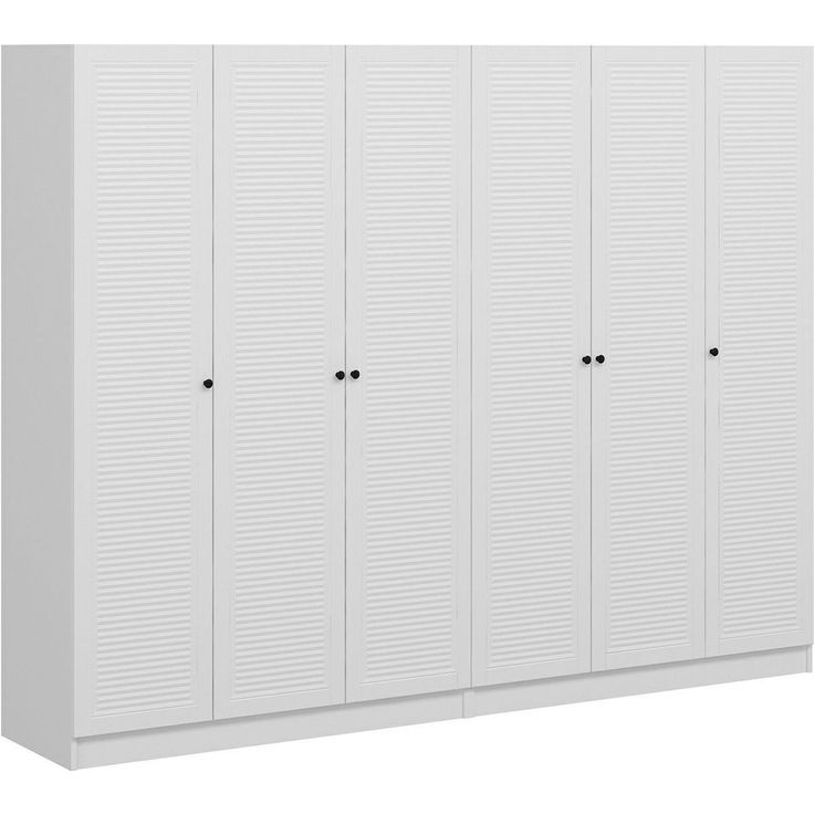 Vaatekaappi Linento Furniture Kale Mebran 8424 210x270cm valkoinen
