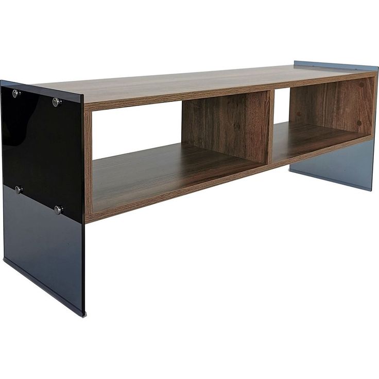TV-taso Linento Furniture TV405 saksanpähkinä/harmaa