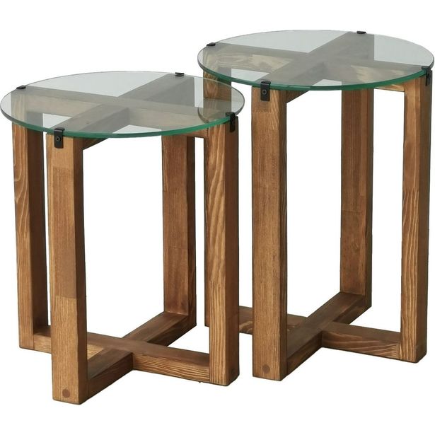 Pöytäsarja Linento Furniture Amalfi pähkinä