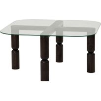Sohvapöytä Linento Furniture Kei antrasiitti/kirkas