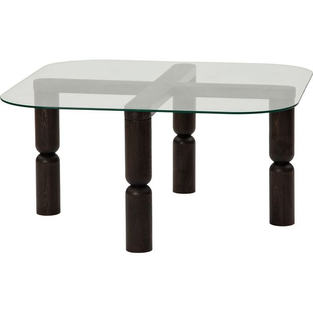 Sohvapöytä Linento Furniture Kei antrasiitti/kirkas