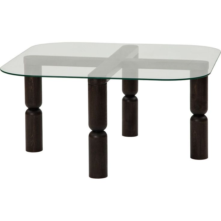 Sohvapöytä Linento Furniture Kei antrasiitti/kirkas