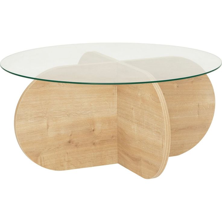 Sohvapöytä Linento Furniture Bubble tammi/kirkas