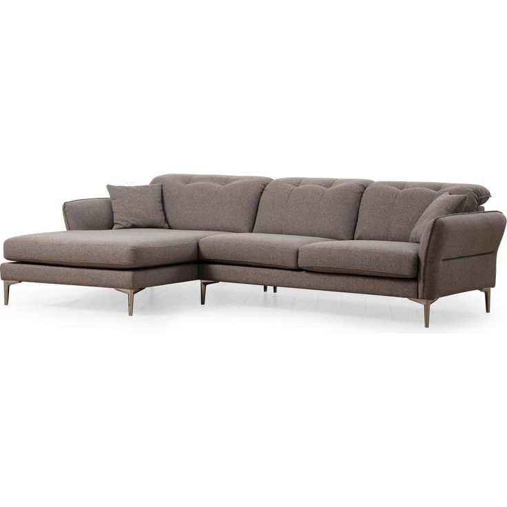 Kulmasohva Linento Furniture Costor vasenkätinen 4-istuttava harmaa
