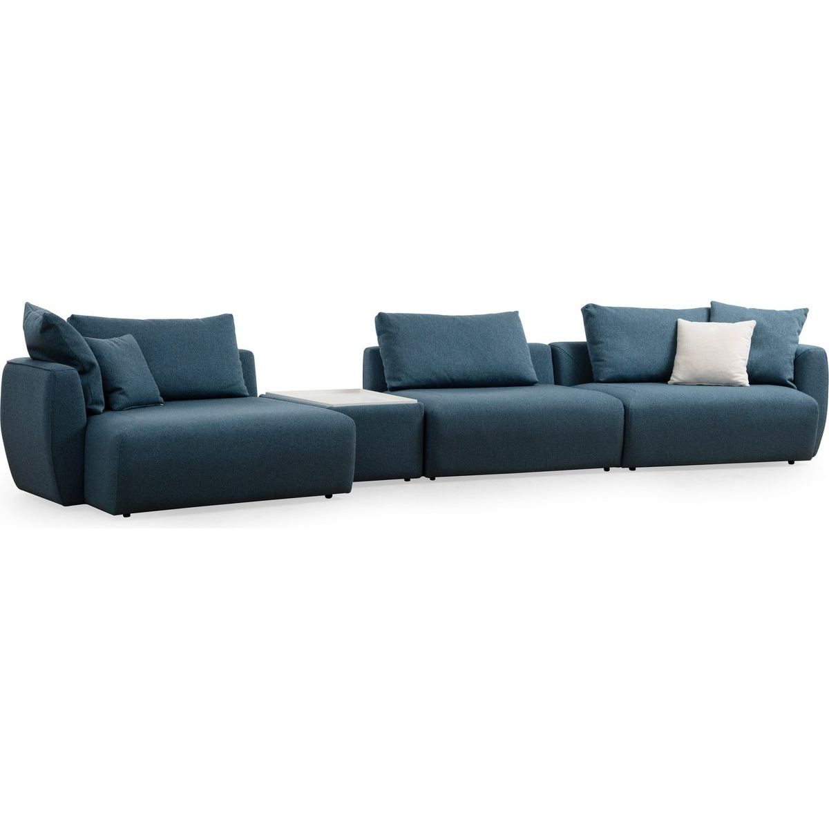 Sohva Linento Furniture Maya CL-T-O1-1R 4-istuttava sininen