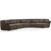 Kulmasohva Linento Furniture Mentis L1-O1-CX-2XR ruskea
