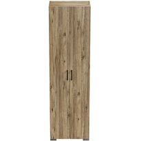 Kaappi Linento Furniture 2 Kapak 8 Raf, ruskea