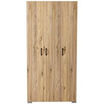 Vaatekaappi Linento Furniture Feraye 3 Kapakli, ruskea