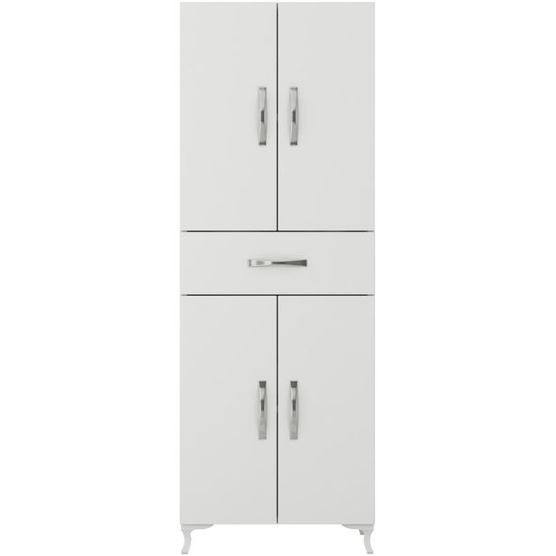 Kaappi Linento Furniture Rose, valkoinen