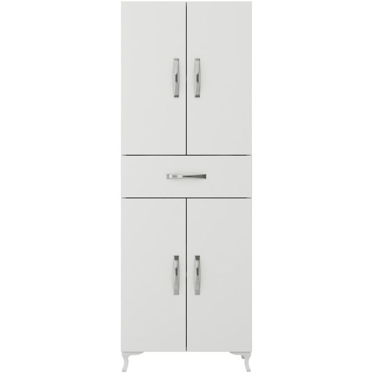 Kaappi Linento Furniture Rose, valkoinen