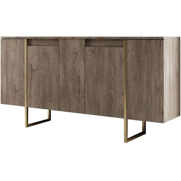 Senkki Linento Furniture Luxe, pähkinä/kulta