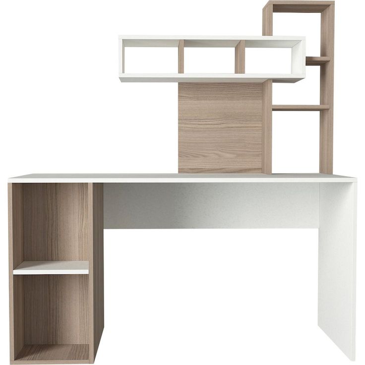 Työpöytä Linento Furniture Coral valkoinen/beige