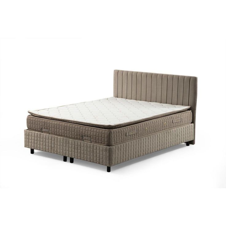 Sänkypaketti Linento Furniture Safir 2, 160 x 200 cm, ruskea
