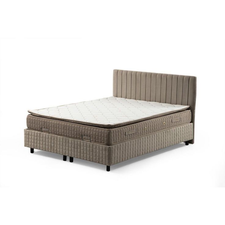 Sänkypaketti Linento Furniture Safir 2, 150 x 200 cm, ruskea